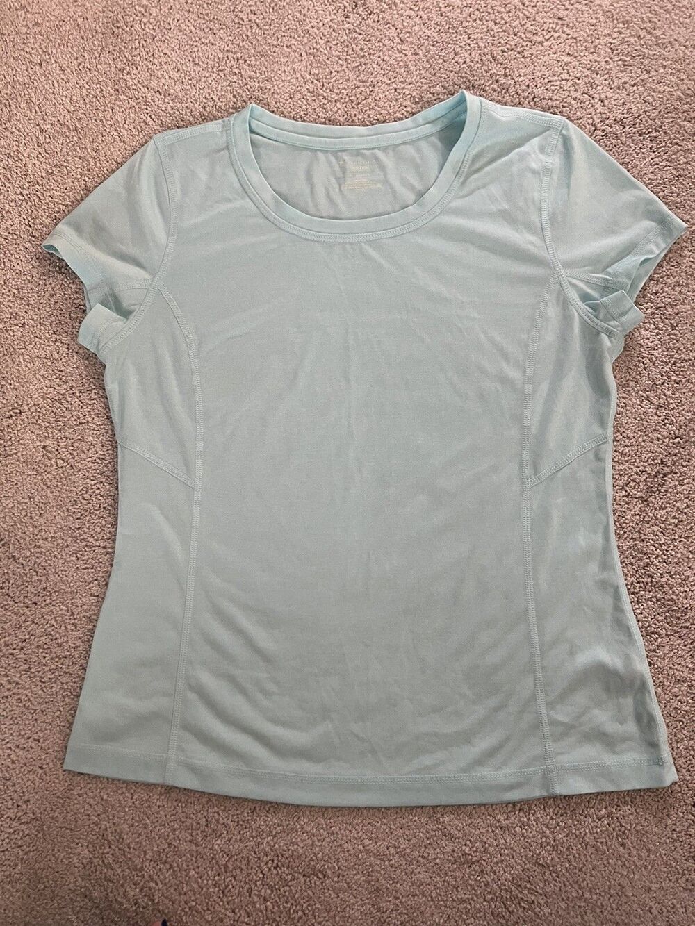 TekGear DryTek Large Blue Cap Sleeve T-Shirt